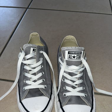 Converse gris clair 