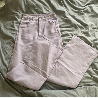 Pantalon évasé Lilas