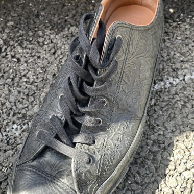 Schwarze Converse Schnuerschuhe