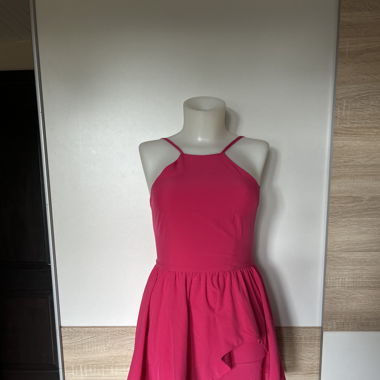 Hot Pink Mini Sommer Kleid