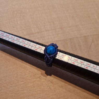 Vintage Boho Makramee Ring