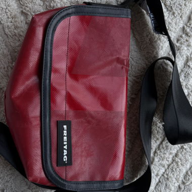 Freitag Red Messenger Bag