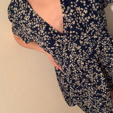 Blue Floral Dress