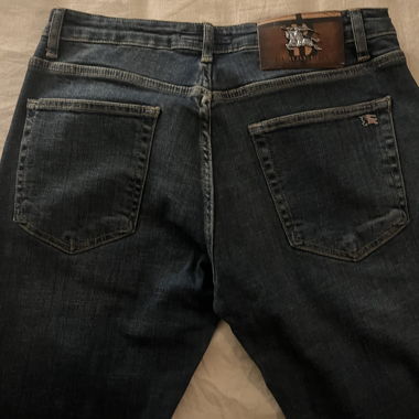 Burberry jeans denim blu