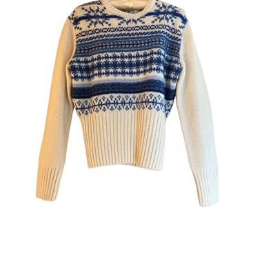 Baum und Pferdgarten knitted sweater blue/white