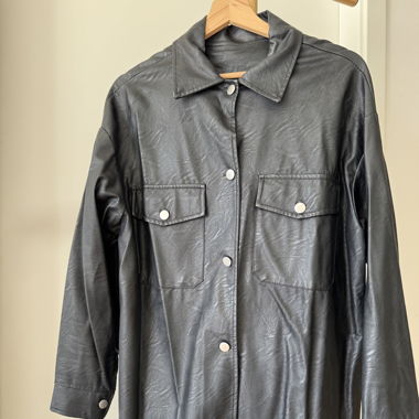Faux leather Shirt