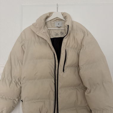 Giacca imbottita beige