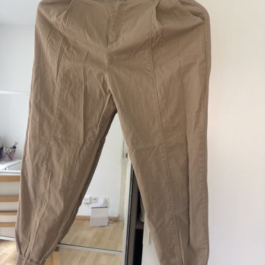 Beige Casual-Hose