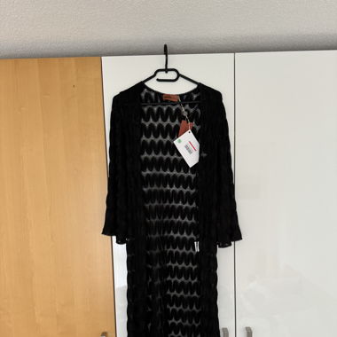 Missoni Mare Cover up Black Lamé IT 38