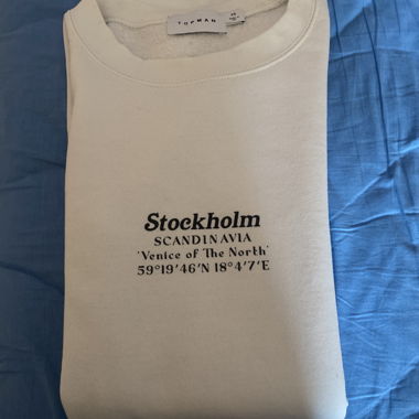 Felpa Topman Stockholm bianca