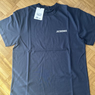 Jacquemus T-shirt in dark blue size L