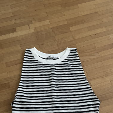 stripped zara top
