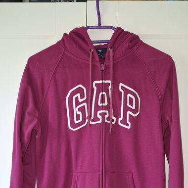 Lila Gap Pullover mit Reissverschluss
