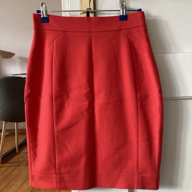 Red Pencil Skirt Size 34