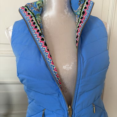 Lilly Pulitzer Quilted Vest - reversible
