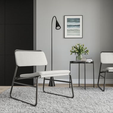 Sedia di design con imbottitura