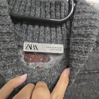 Zara vestito grigio 