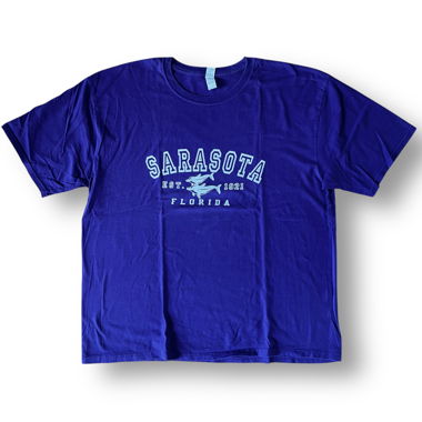 T-shirt vintage Sarasota viola