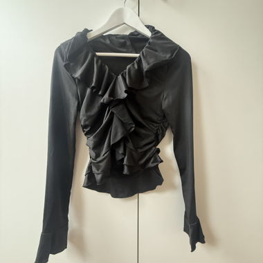 Schwarze Bluse