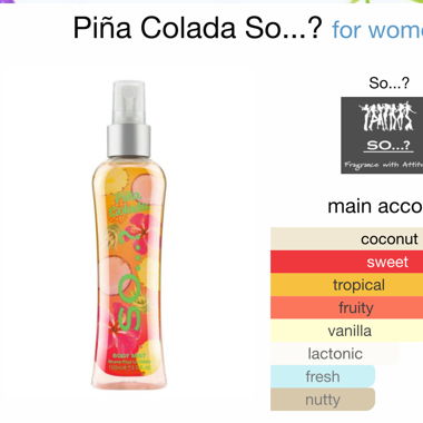 So…? Piña Colada Body Splash 100ml