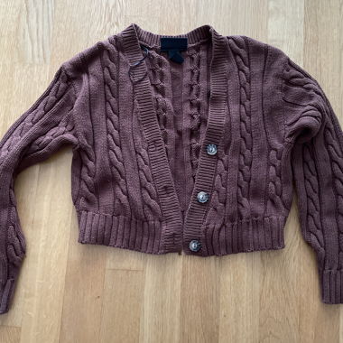 Gilet court en maille