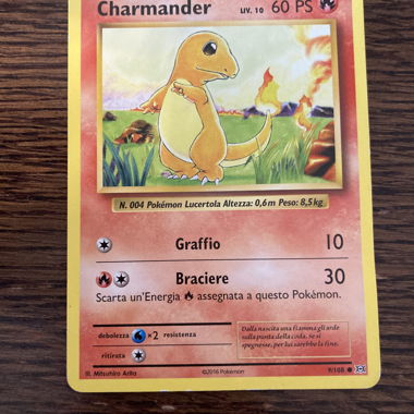 Carta Pokémon retrò