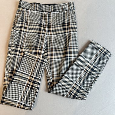 karrierte Chinos Hosen