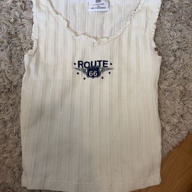 Route 66 White Tank Top XS