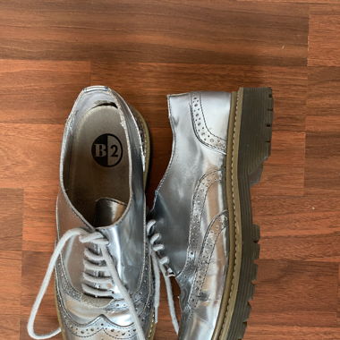 Silver shoes