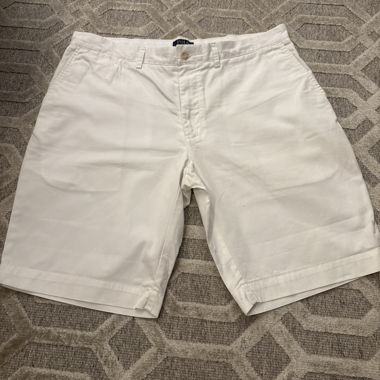 Polo White Chino Shorts