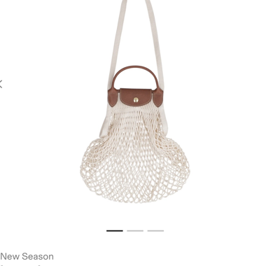 Longchamp Mesh-Handtasche mit Henkel