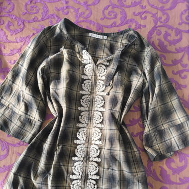 COTTAGE CORE MINI DRESS