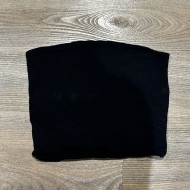 Top bandeau nero