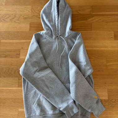 Felpa con cappuccio Carhartt grigia S