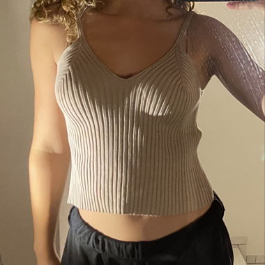 Tanktop beige