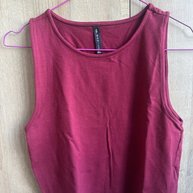 Burgundy Tank Top