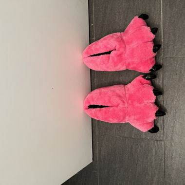 Pantofole, pantofole a zampa rosa