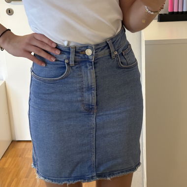 Jupe en jeans moulante
