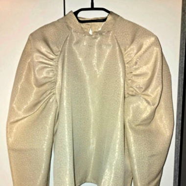 Haut à manches froncées- Effet haute couture 