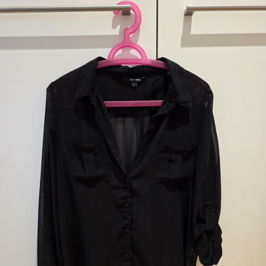 Schwarze Bluse
