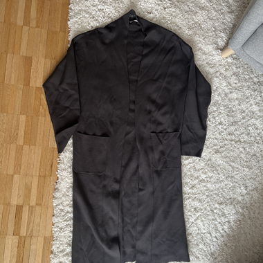 Manteau en laine Hemisphere noir