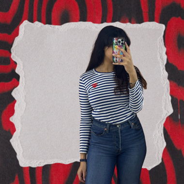 Comme des Garçons Play Langarmshirt