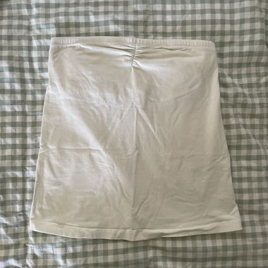 White Vintage Tube Top
