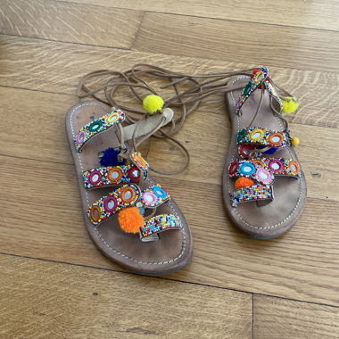 Les Tropeziennes Lace-Up Sandals