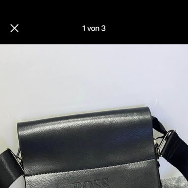 Leder tasche heren