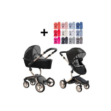 Baby stroller with carrycot