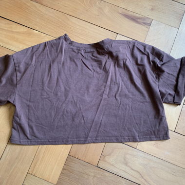 Braunes Croptop