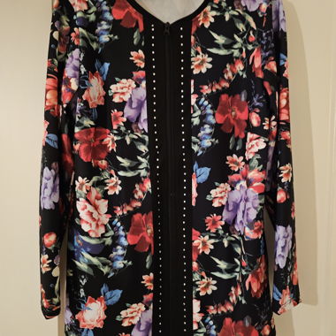 Giacca donna a fiori mcollection