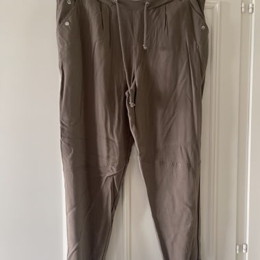 Brown Casual Pants