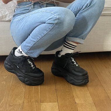 Vegan Buffalo Blader Plateau Sneakers